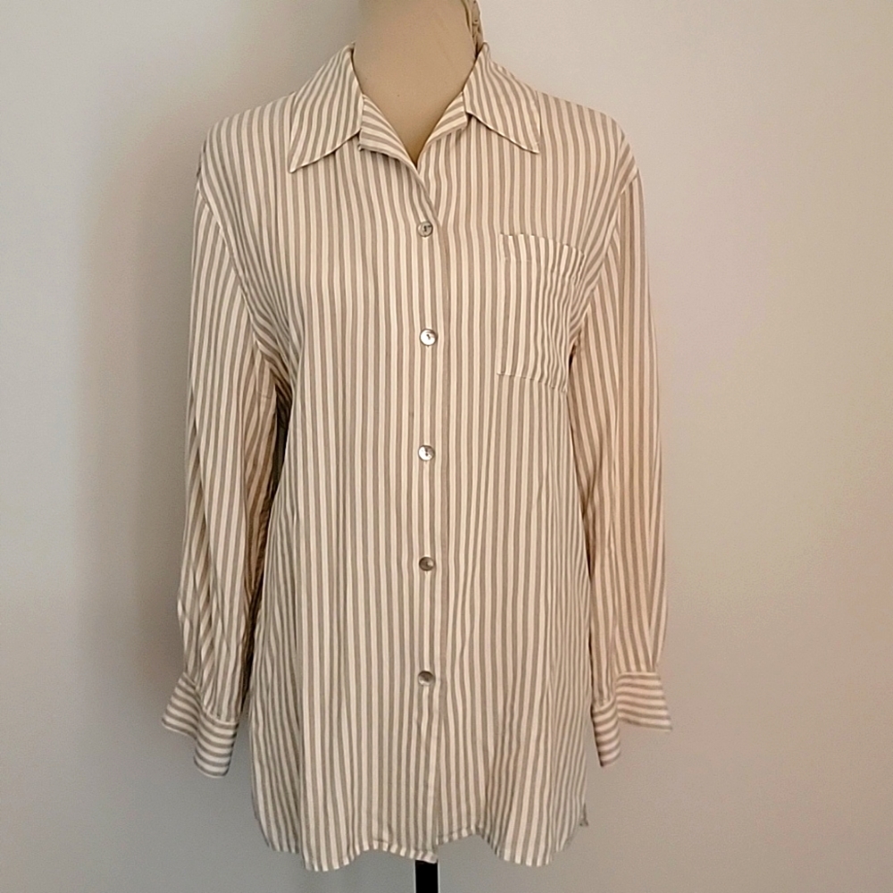 Valerie Steven's Pure Silk Shirt in Medium